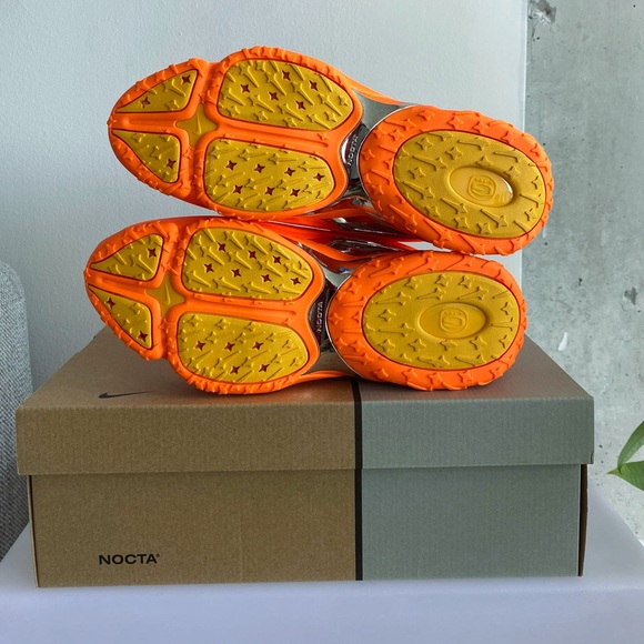 Nike x Nocta Hotstep 2 Mens Sz 8.5 Total Orange/Chrome (New) - Picture 5 of 7